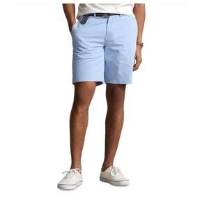 NEW Polo Ralph Lauren Classic Fit Stretch Chino Shorts 9"  Blue Mens Size 40